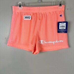 Champion large girls orange tart neon 13”w 10”rise 2-1/2” inseam nwt